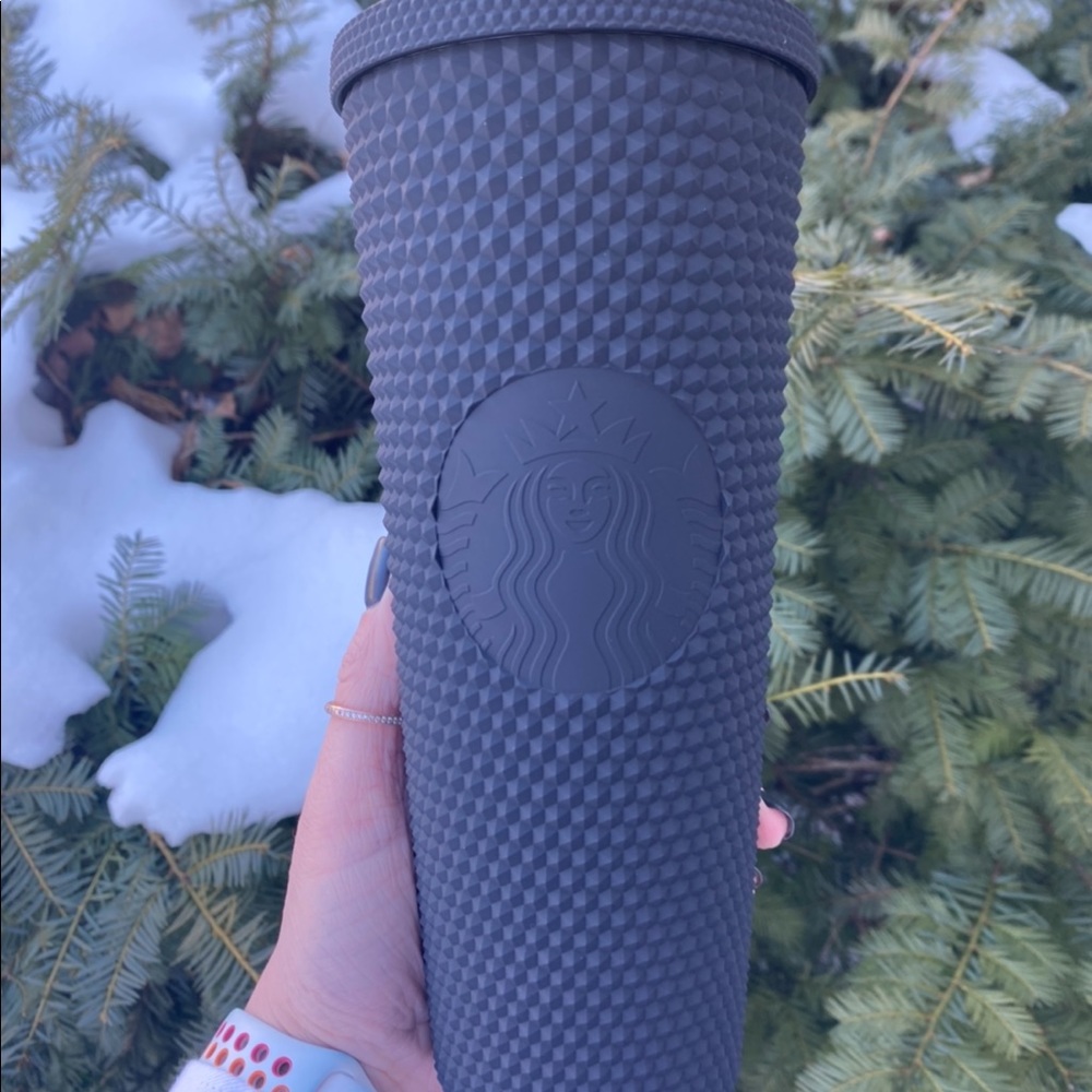 Starbucks Limited Edition Matte Black Studded Cup